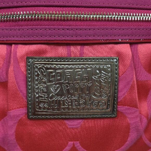 Coach RARE Poppy Bella Tote and Wallet Set - Picture 3 of 15